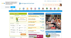 Desktop Screenshot of ezeego1.co.in